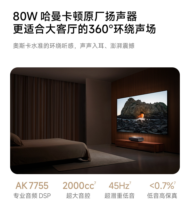 翎合致激光电视S6-100吋套装 实拍图 4